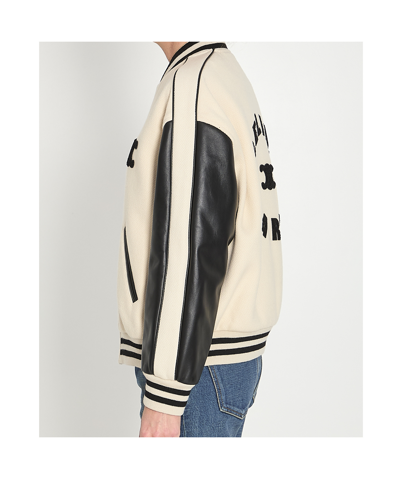 Celine Long-sleeved Casual Jacket In White