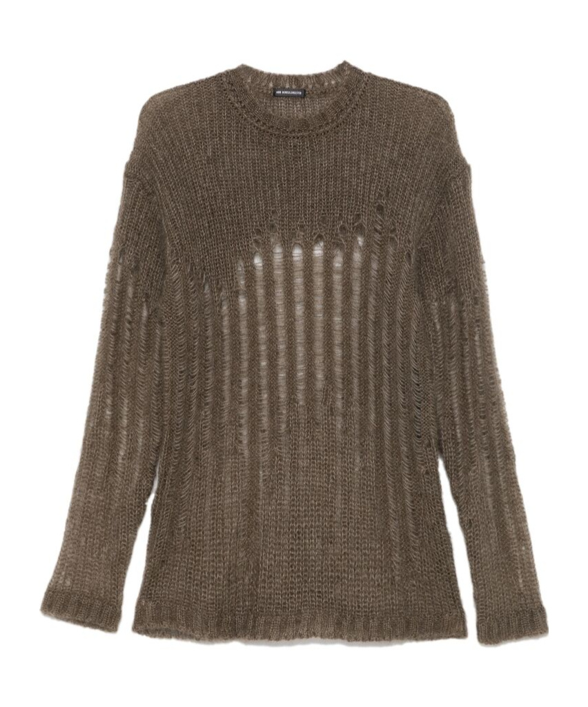 Ann Demeulemeester Rigmor Sweater In Brown