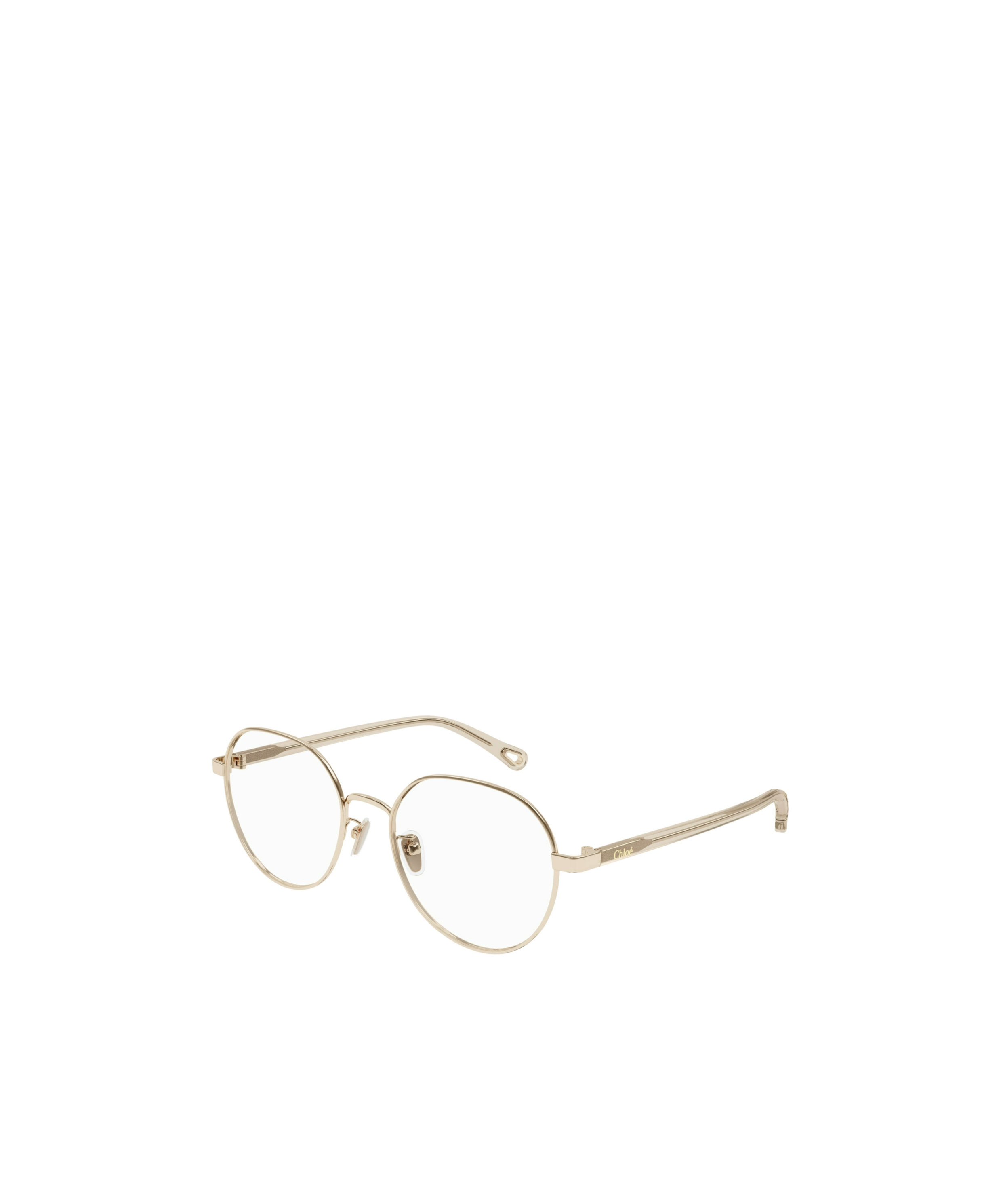 Chloé Eyewear Round-frame Glasses In Nude
