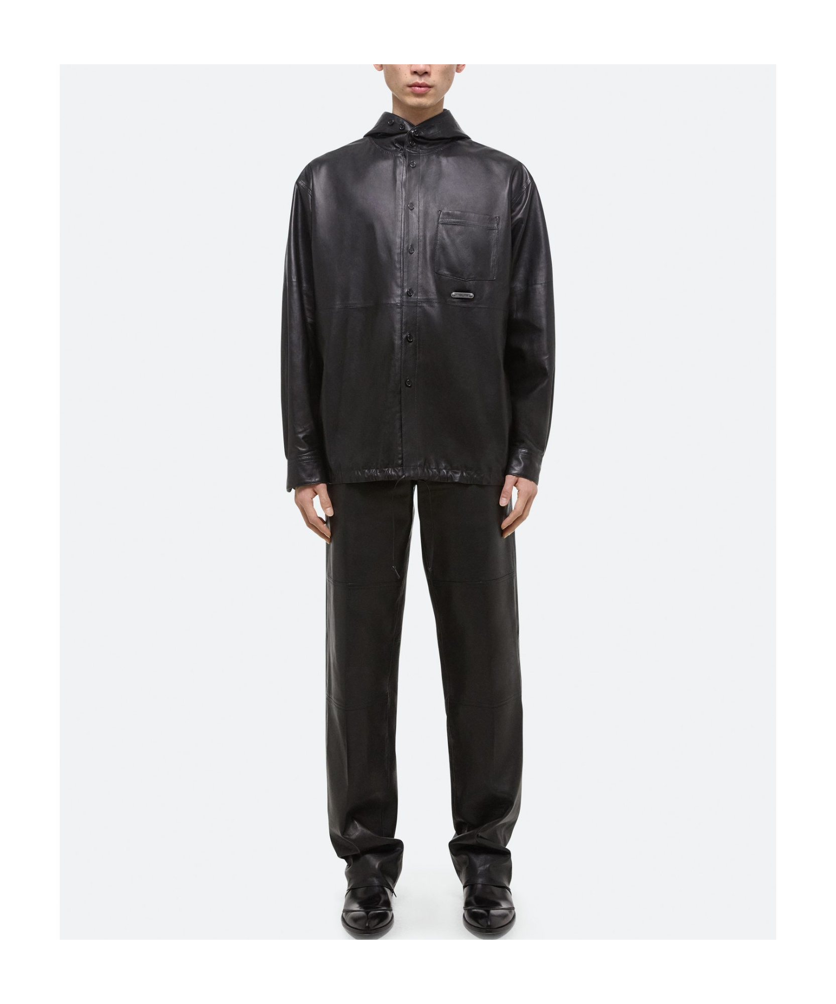 Helmut Lang Oversized Hooded Shirt