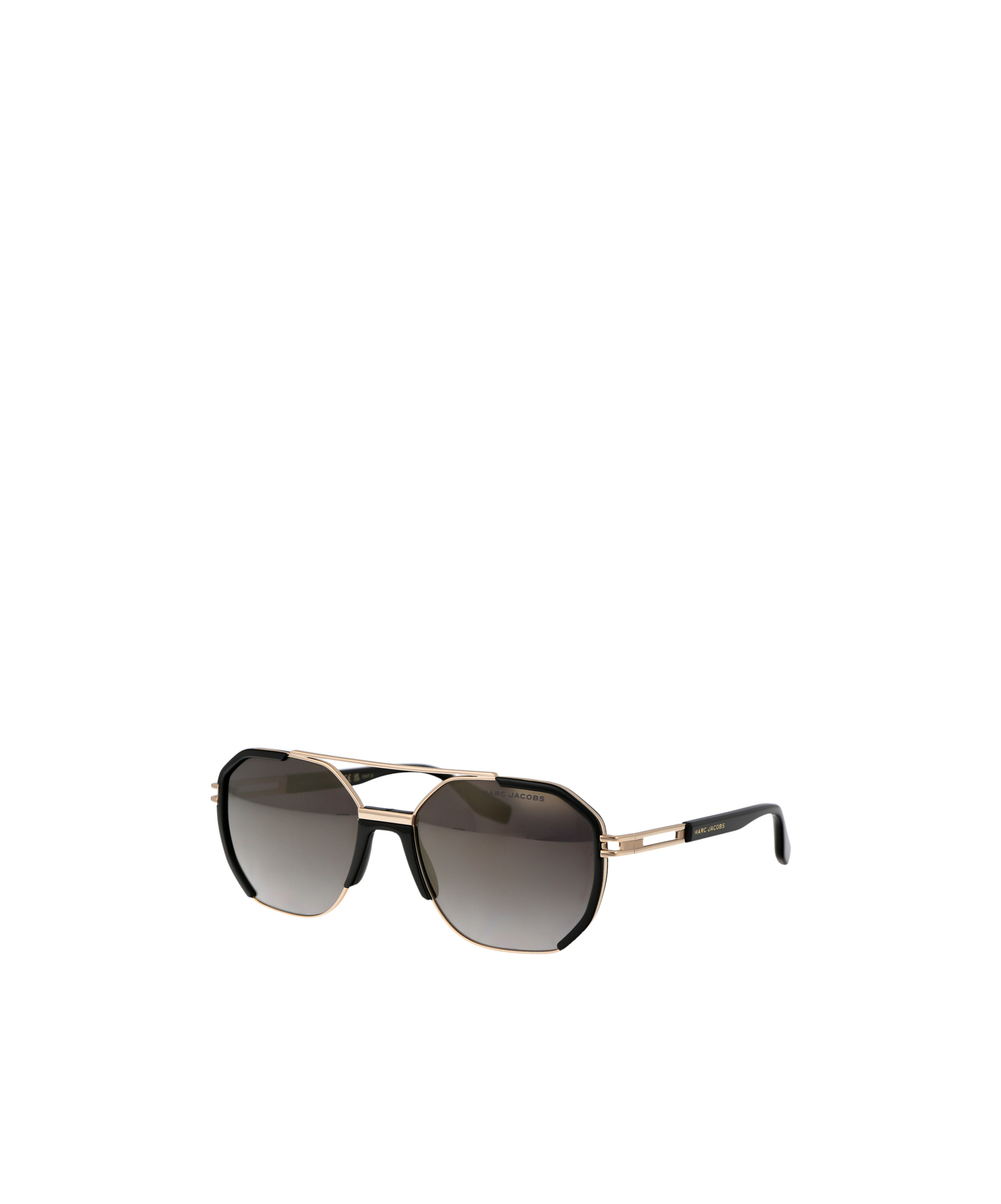 Marc Jacobs Logo Sunglasses In Black