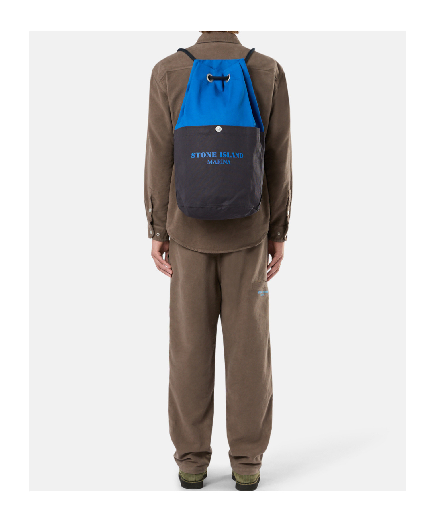Stone Island 914xd Luggage Bag In Blue