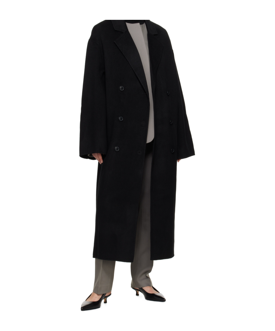 Loulou Studio Gray Kallisto Trousers In Grey