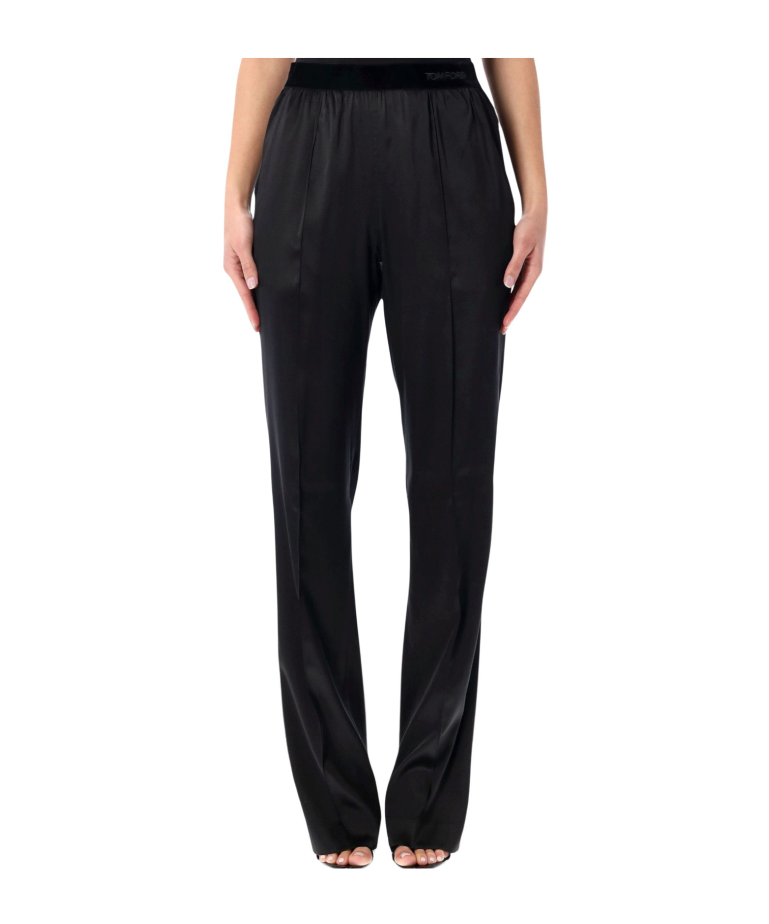Tom Ford Solid Color Casual Pants In Black