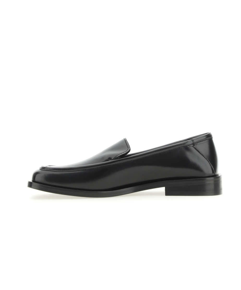 Attico Black Evan Loafers In Black