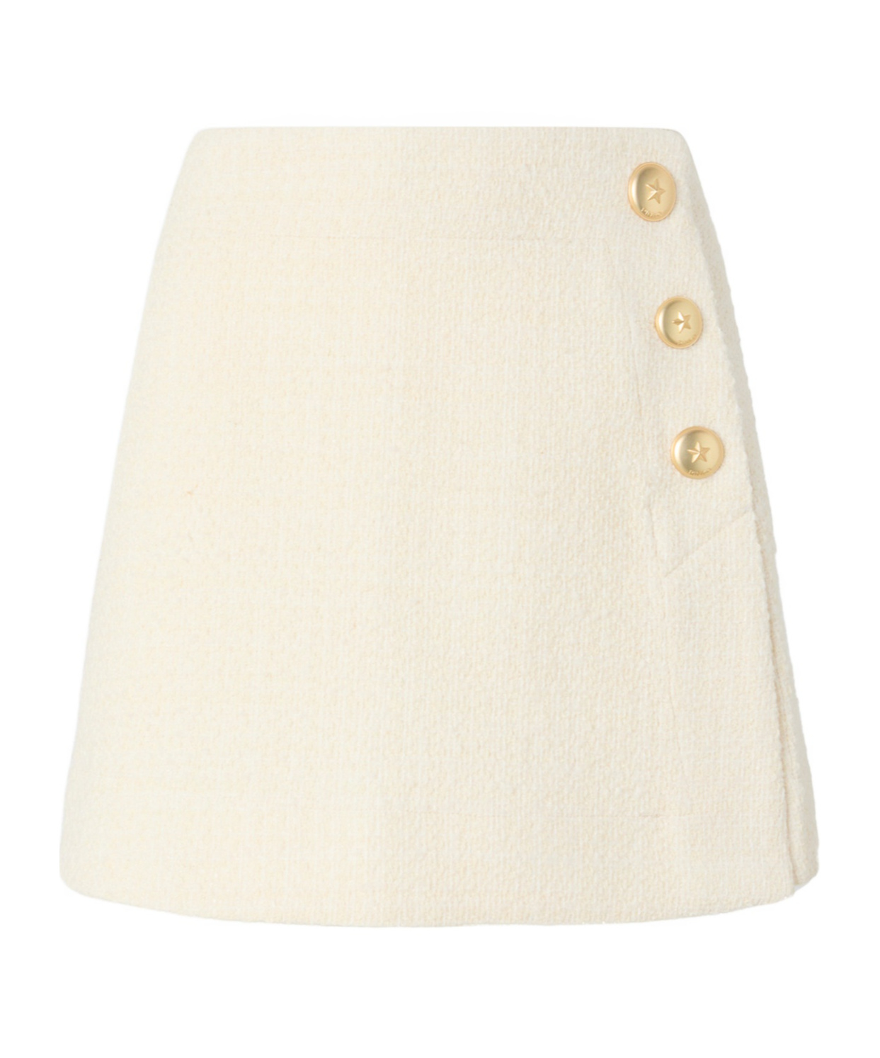 Pinko Flan Skirt In White