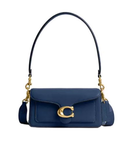 Coach Tabby Schultertasche 20 In Brass/dark Blue