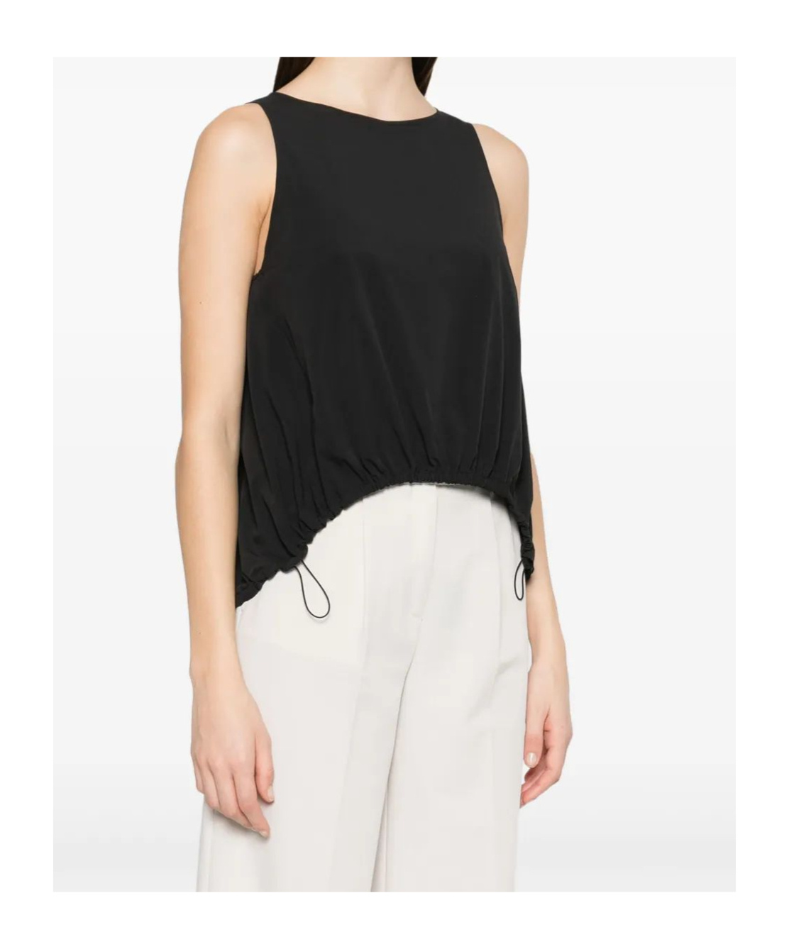 Herno Puffer Tank Top In Black