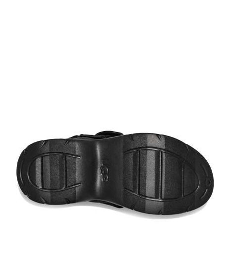 Ugg Open-toed High-heeled Sandals In Black
