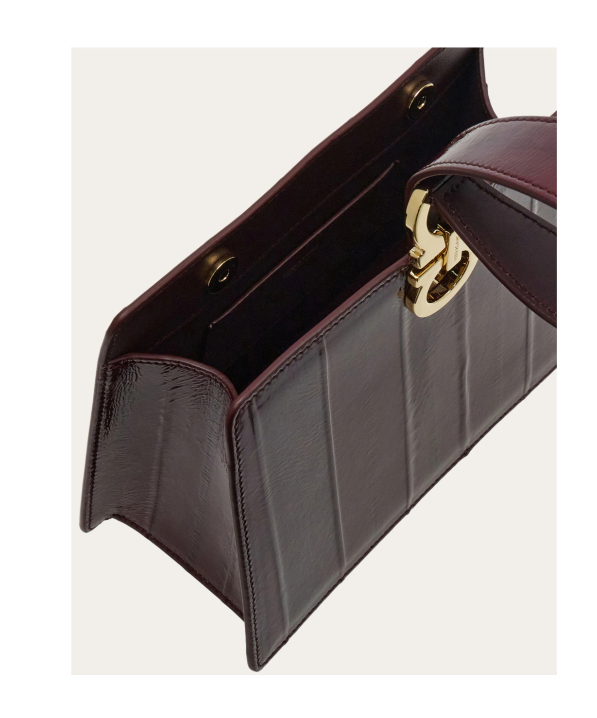 Ferragamo Mini Pouch In Burgundy