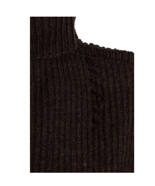 Marni Turtleneck Knit Vest In Black