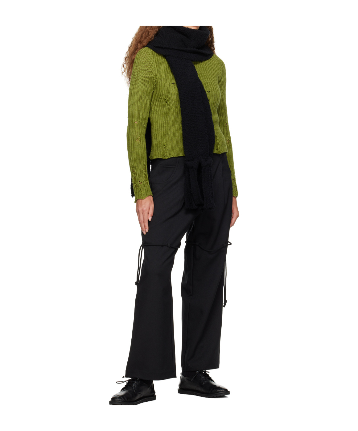 Song For The Mute Crew Neck Sweater In Green