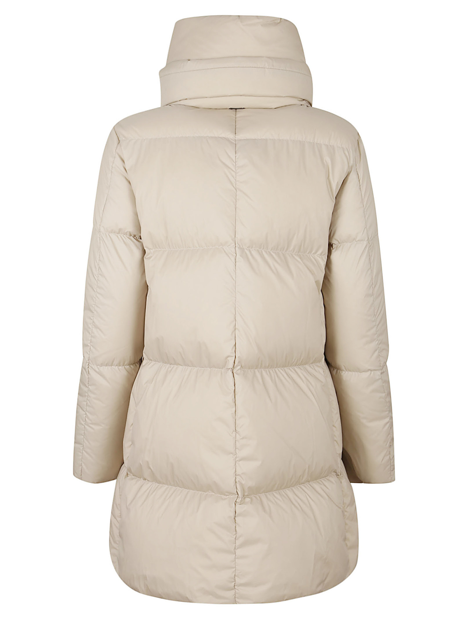 Herno Turtleneck Down Jacket In Brown