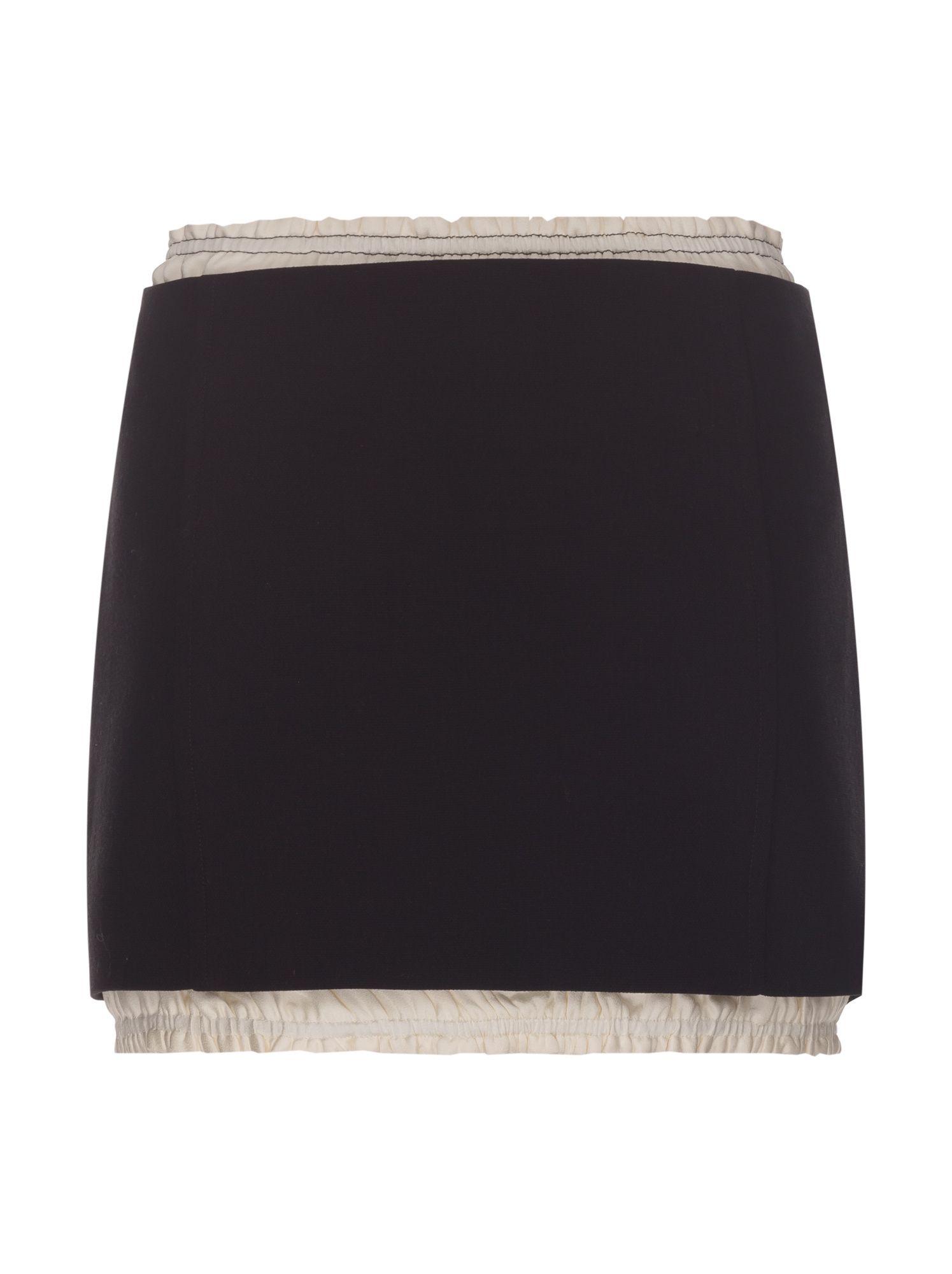 VICTORIA BECKHAM VICTORIA BECKHAM RUCHED DETAIL MINI SKIRT 