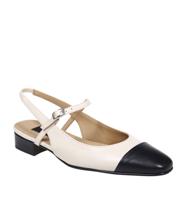 Carel Paris Leather Oceano Slingback Sandals 20 In White