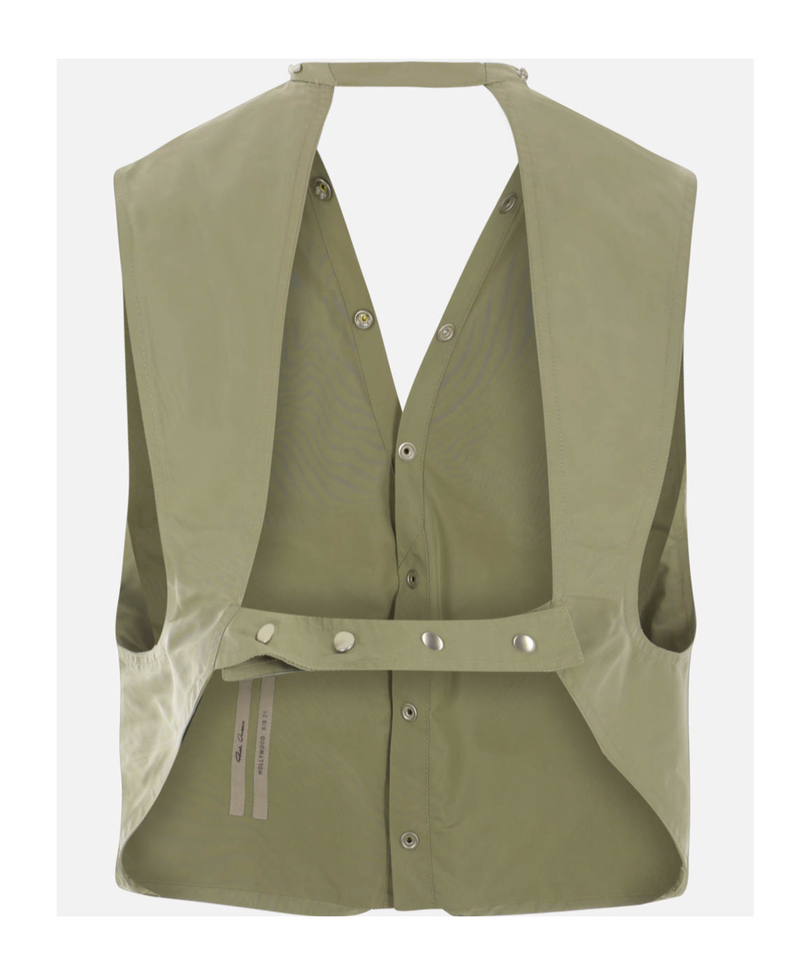 Rick Owens Sleeveless Work Vest In Nude