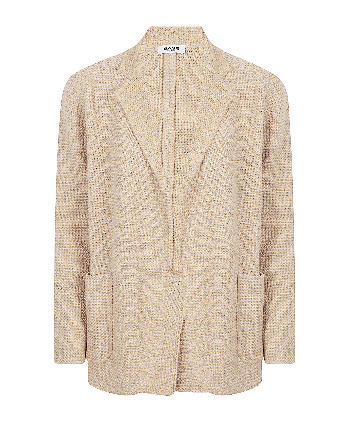Baserange Long Sleeve Casual Jacket In Beige