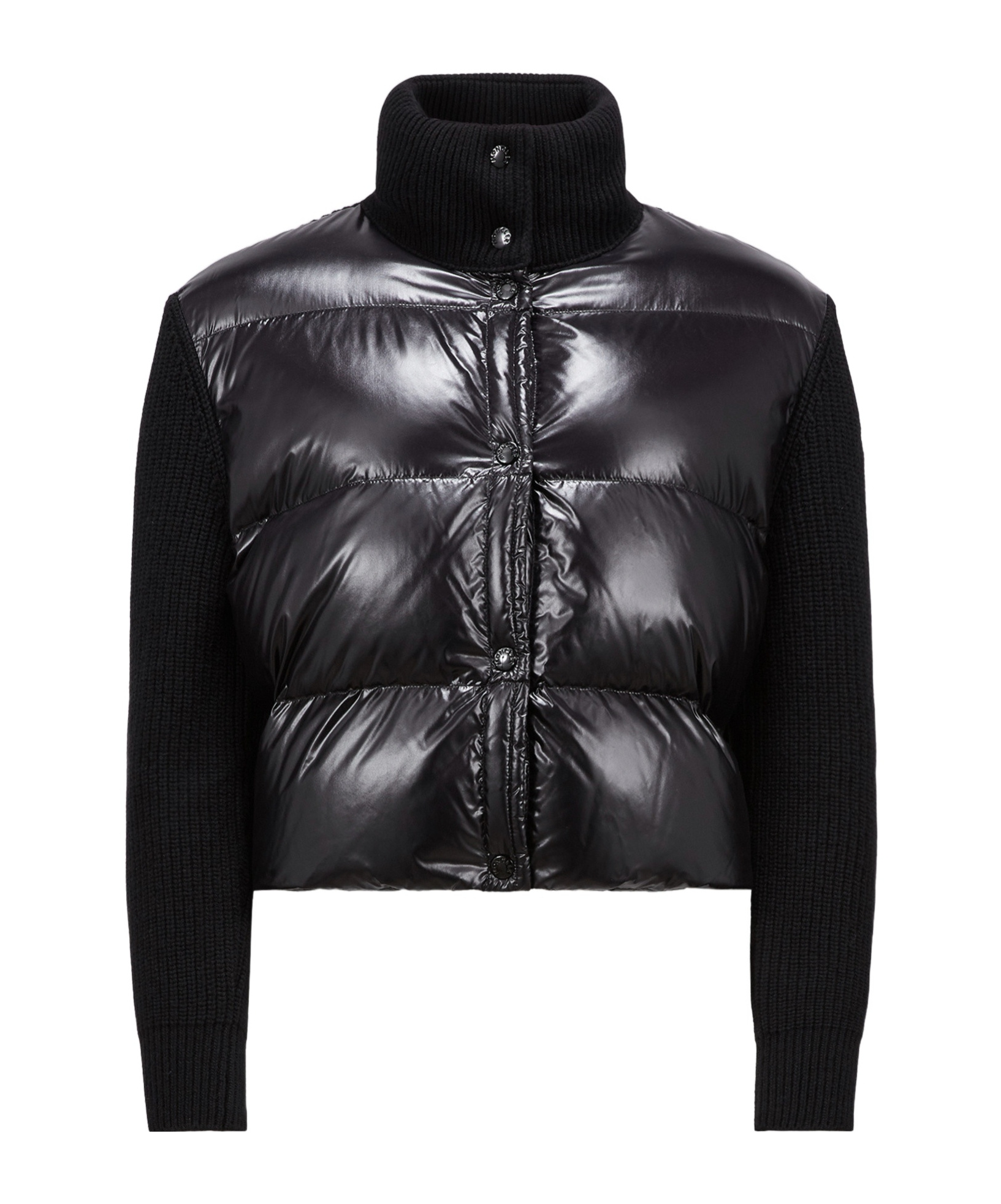 MONCLER PADDED WOOL CARDIGAN