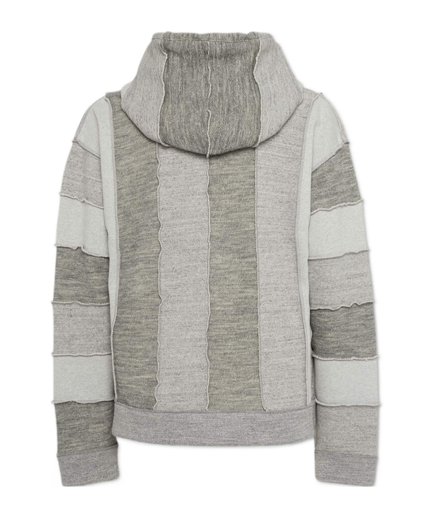 Dsquared2 Magliano X D2 Mix Grey Venue Fit Zipped Hoodie In Gray