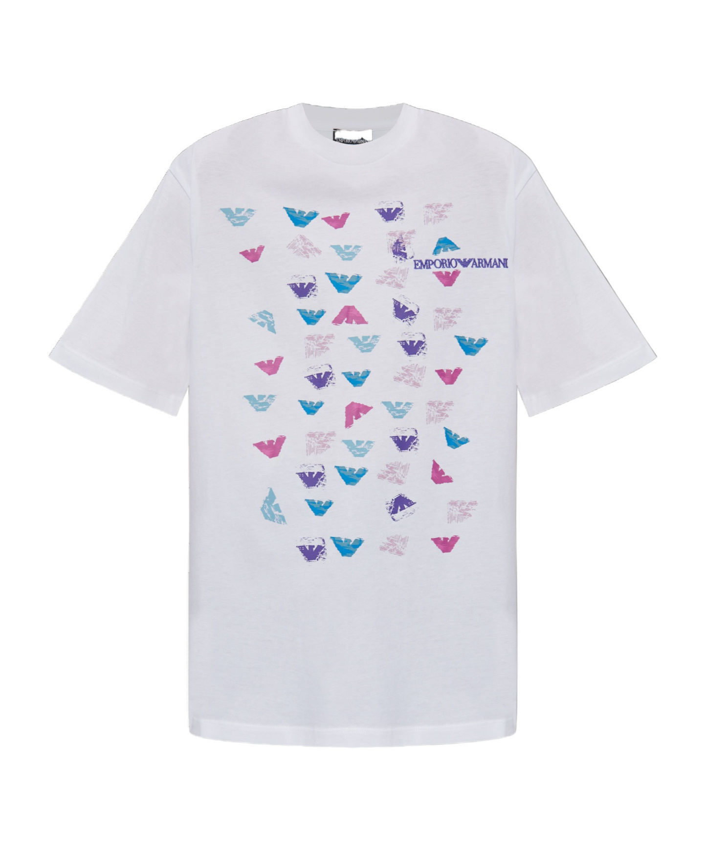EMPORIO ARMANI EAGLE-PRINT T-SHIRT