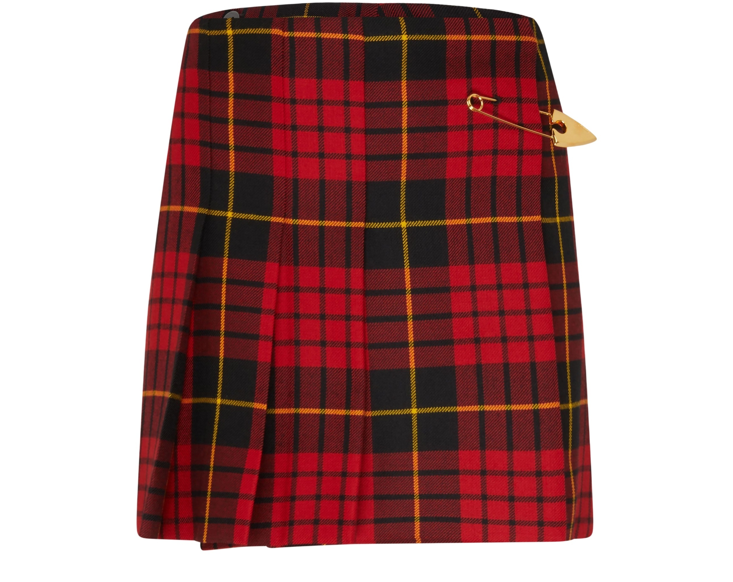 ALEXANDER MCQUEEN CHECKED MINI SKIRT