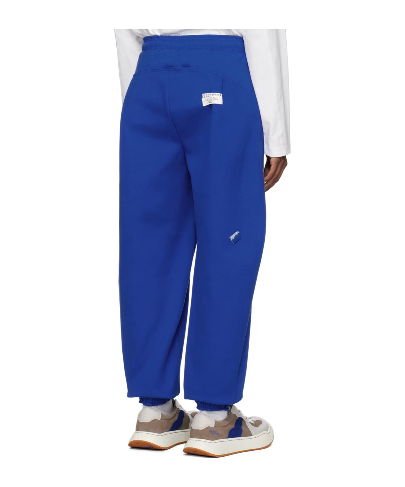 Ader Error Drawstring Pleated Sweatpants In Blue