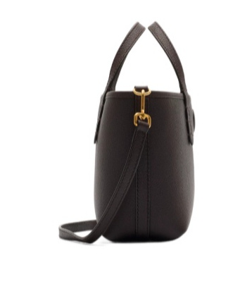 Burberry Mini Reversible Bloomsbury Tote In Black