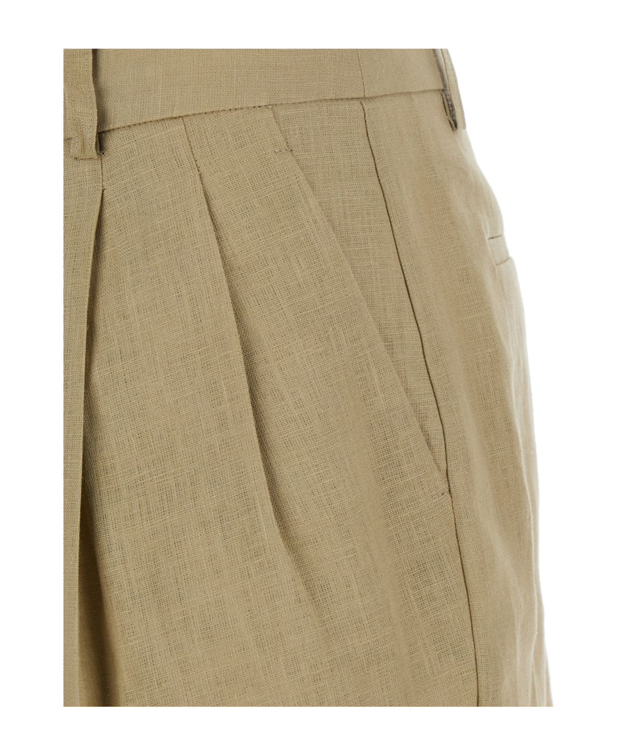 SEMICOUTURE LINEN SHORTS