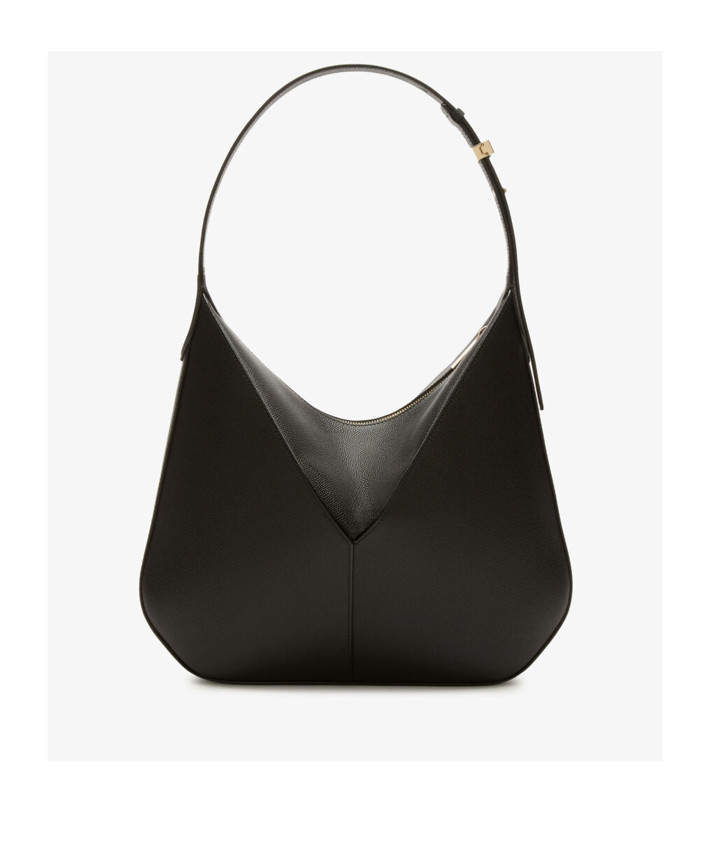 Valextra Hobo Vivi Hand In Black