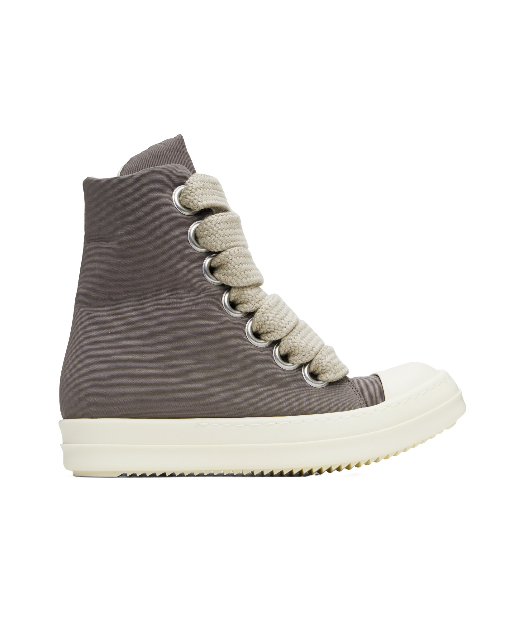 Rick Owens Drkshdw Round Toe High Top Casual Shoes In Black