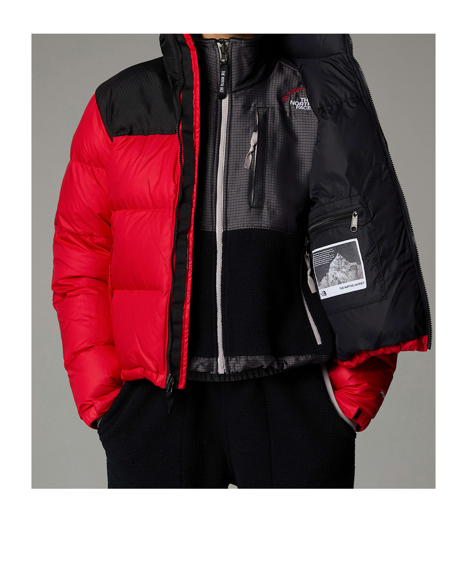 Shop The North Face 1996 Retro Nuptse Puffer Jacket In Red