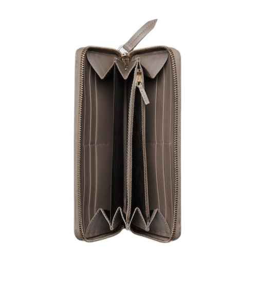 Gucci Gg Marmont Zipper Wallet In Brown