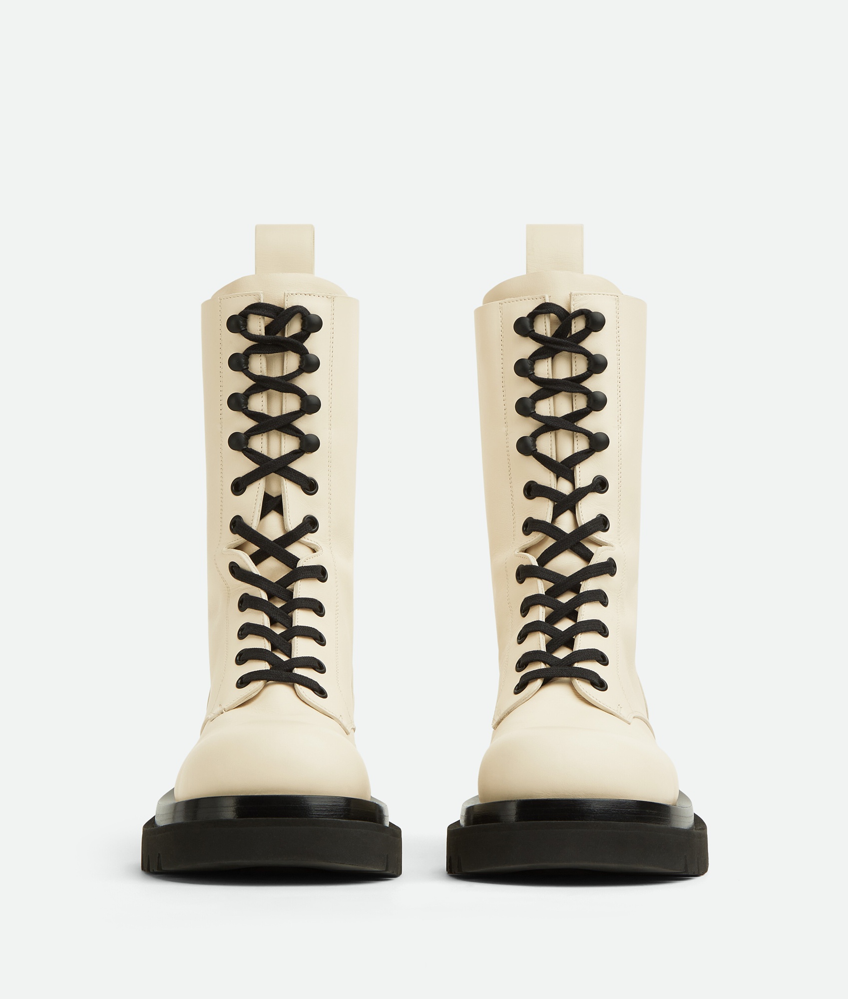 Bottega Veneta Boots White In Nude