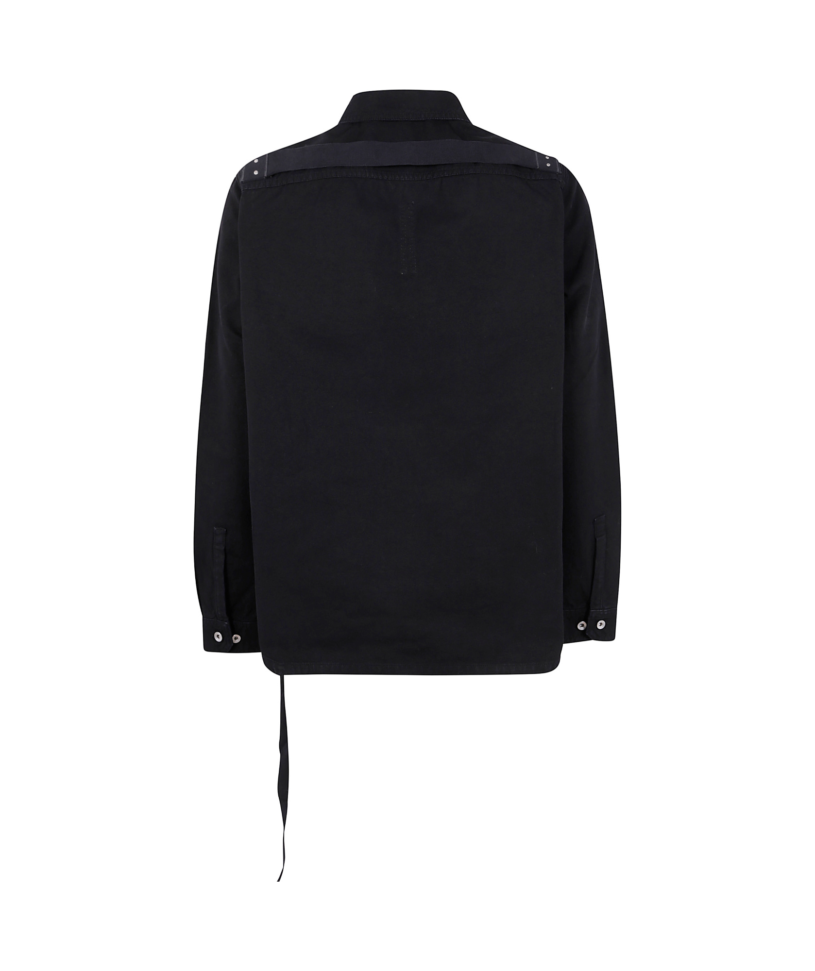 Rick Owens Drkshdw Long-sleeved Casual Jacket In Black