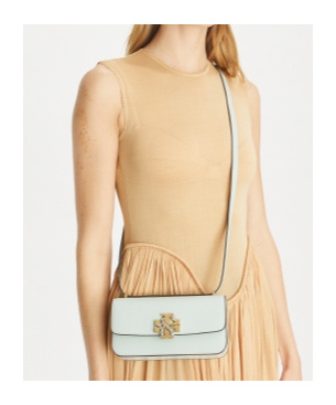 Tory Burch Eleanor Shoulder Bag In Green