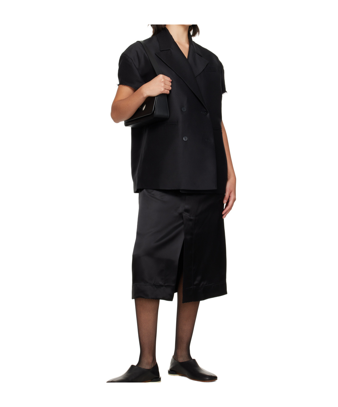 Shop Niccolò Pasqualetti Matita Satin Skirt