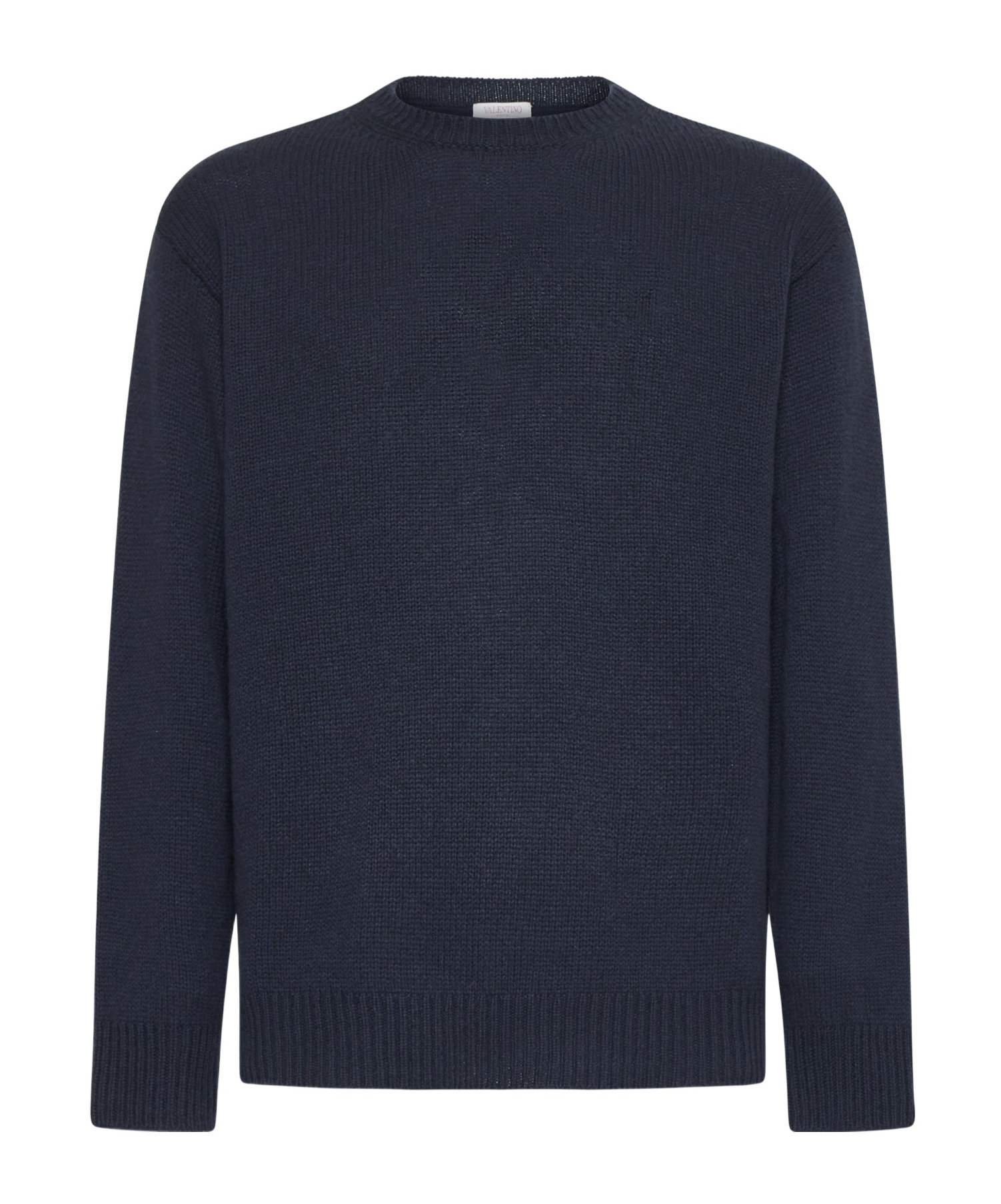 Valentino Stud Embellished Crewneck Jumper In Black