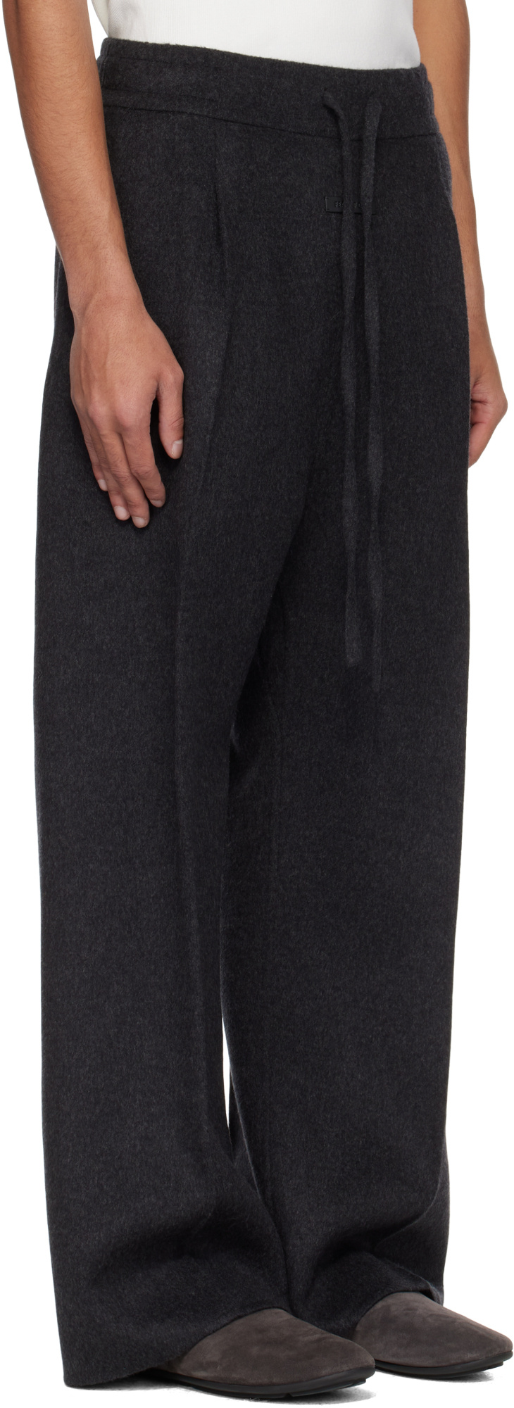 Fear Of God Drawstring Casual Pants In Black