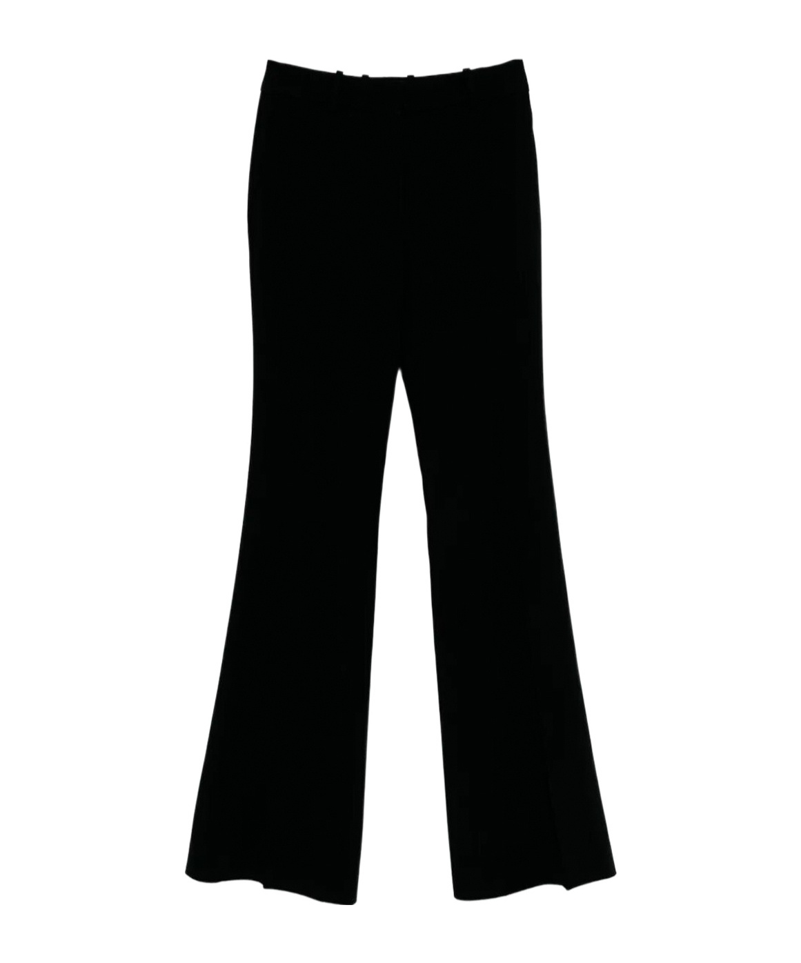 Ermanno Scervino Pressed-crease Trousers In Black