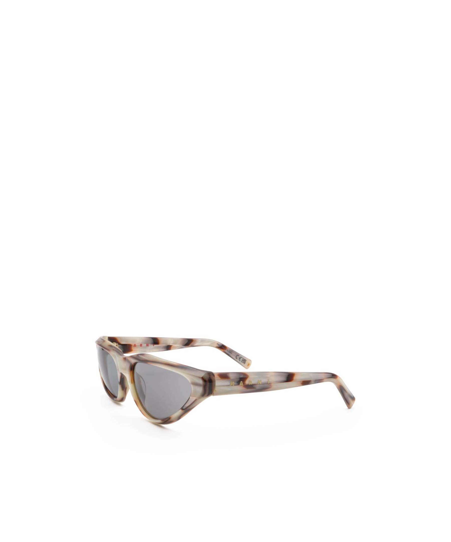 Marni Geometric Frame Sunglasses In Gray
