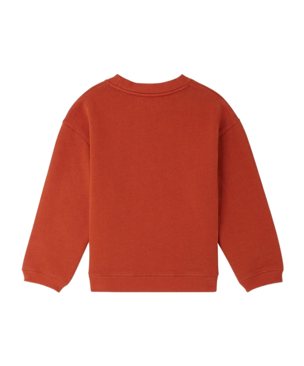 Bonpoint Tonino Logo-embroidered Sweatshirt In Brown
