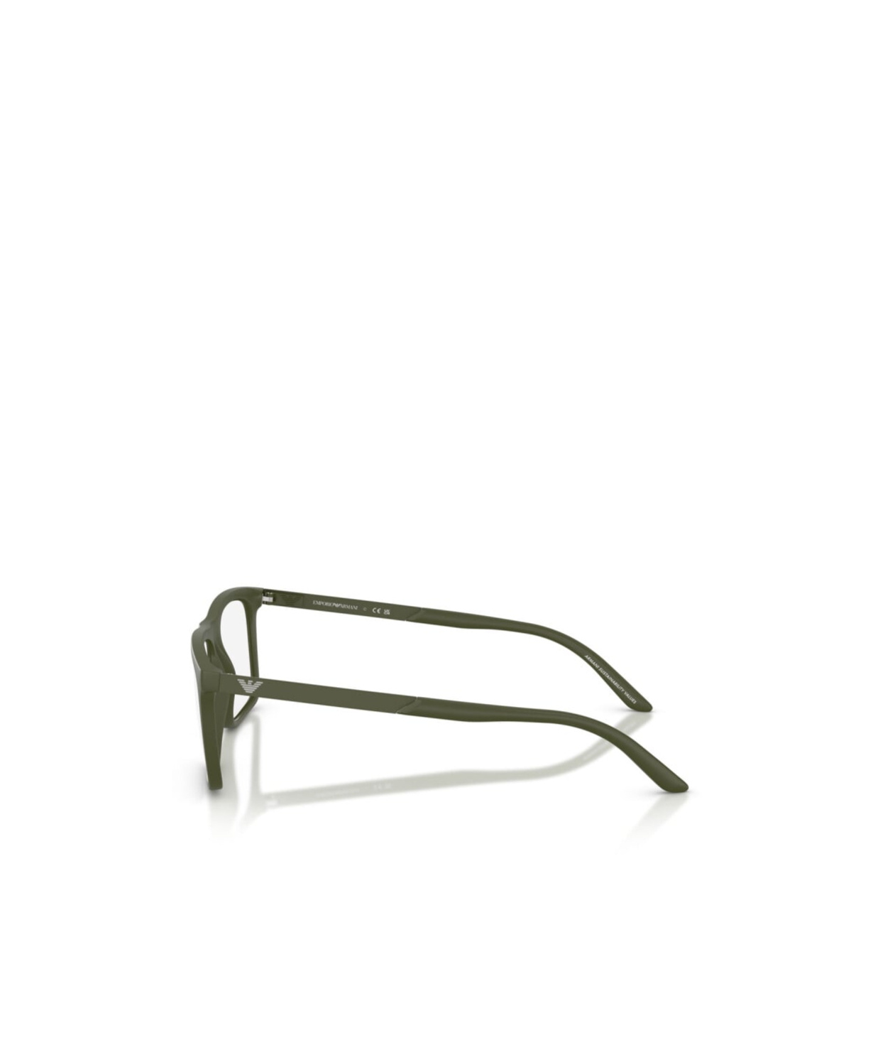 Emporio Armani Full Frame Plain Mirror In Green