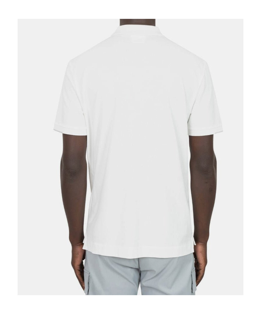 C.p. Company Polo Stretch In White