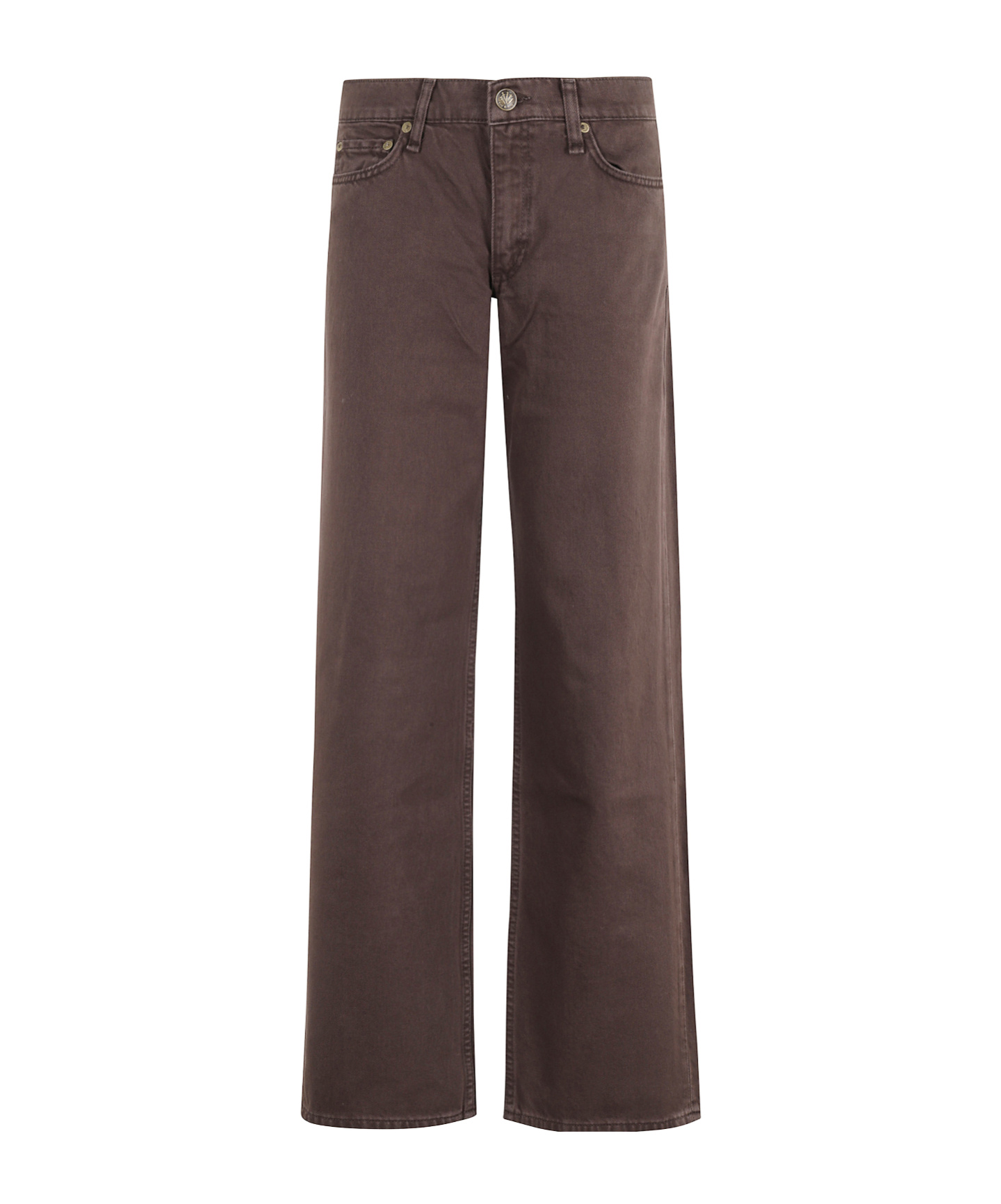 Rag & Bone Saige Lr Full Relaxed Straight In Brown