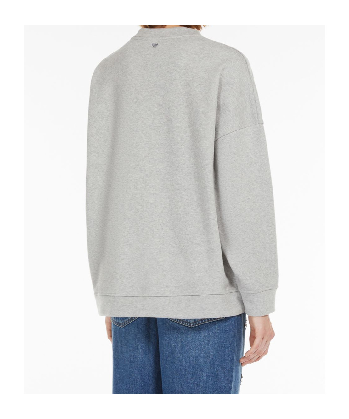 Weekend Max Mara Round-neck Sweater In Gray