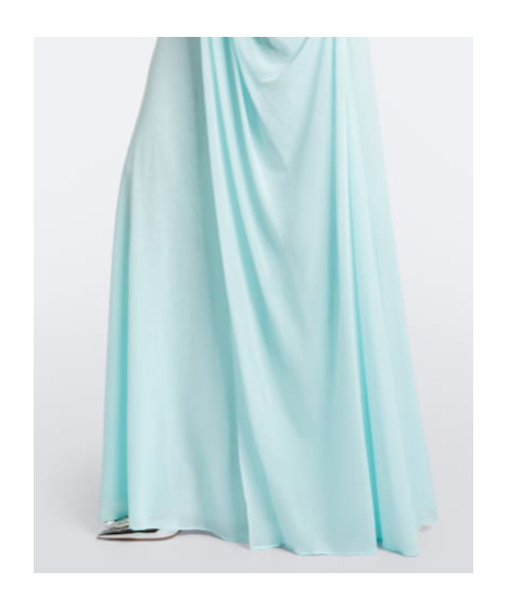 Christopher Esber Ripple Draped Gown In White