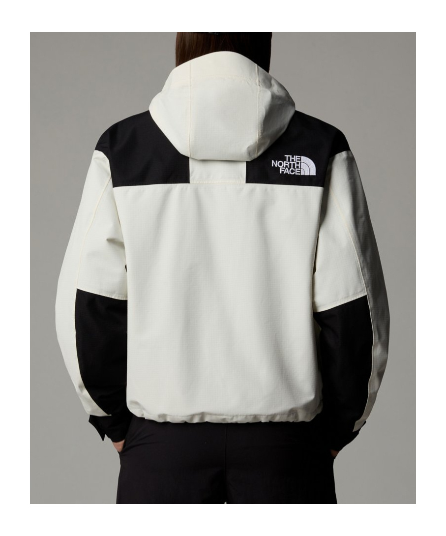 The North Face Dryvent Mono Mountain Jacket In White