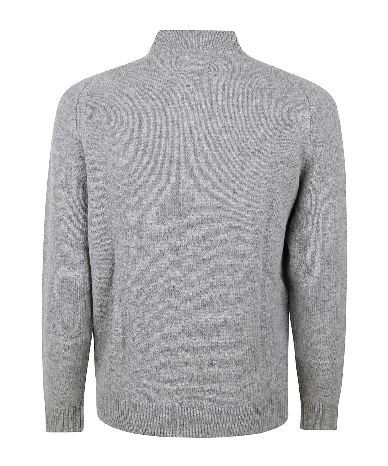 Barbour Talder Zip Cardigan In Gray
