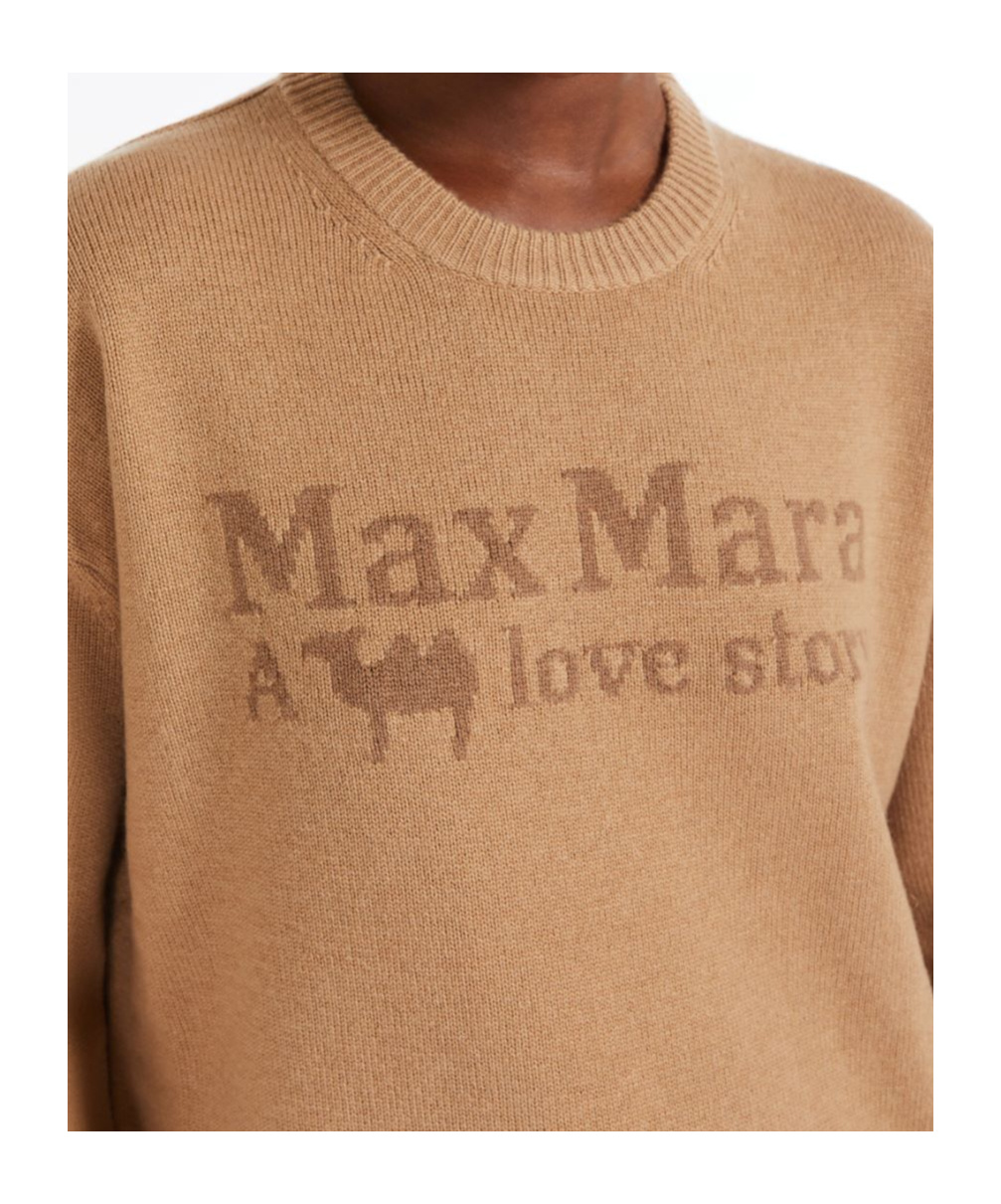MAX MARA WOOL AND CASHMERE CREW-NECK SWEATER 