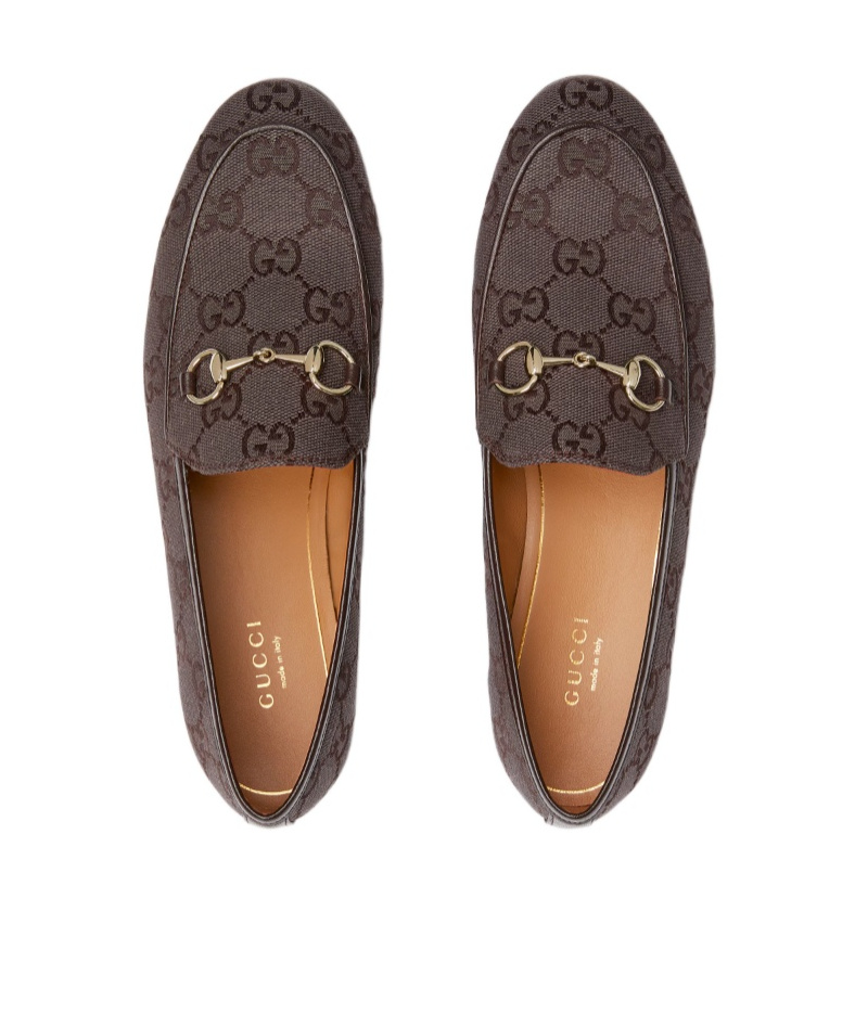 Gucci Women's  Jordaan Loafer In Animal Print